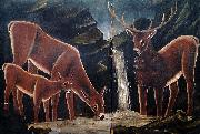 Niko Pirosmanashvili A Family of Deer Spain oil painting artist